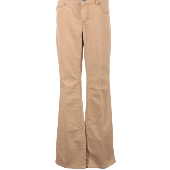 CHICOS  size 0 tan wide leg pants - Picture 3 of 8